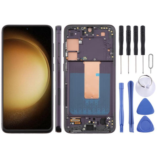 For Samsung Galaxy S23+ SM-S916B 6.43 inch TFT LCD Screen Digitizer Full Assembly with Frame, Not Supporting Fingerprint Identification, For Samsung Galaxy S23+ SM-S916B 6.43 inch(Not Fingerprint)