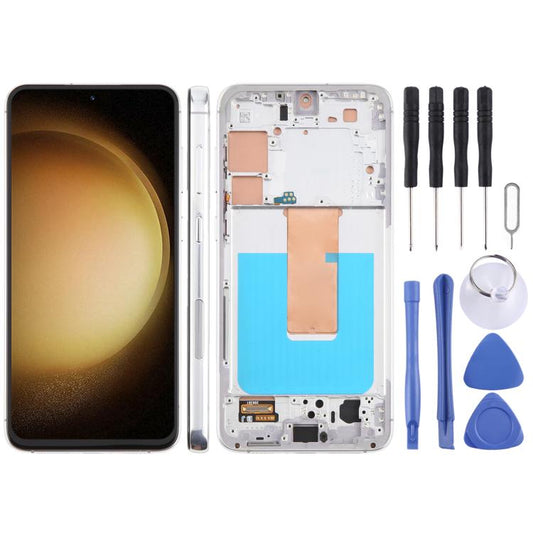 For Samsung Galaxy S23+ SM-S916B 6.43 inch TFT LCD Screen Digitizer Full Assembly with Frame, Not Supporting Fingerprint Identification, For Samsung Galaxy S23+ SM-S916B 6.43 inch(Not Fingerprint)
