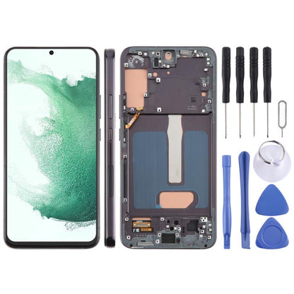 For Samsung Galaxy S22+ SM-S906B 6.43 inch TFT LCD Screen Digitizer Full Assembly with Frame, Not Supporting Fingerprint Identification