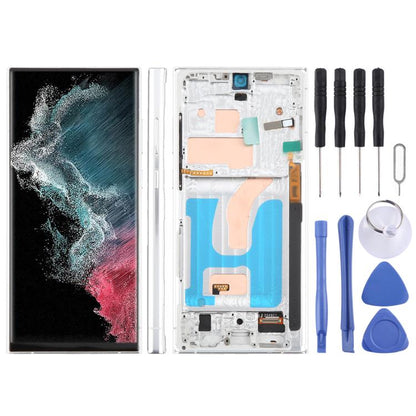 For Samsung Galaxy S22 Ultra SM-S908B 6.72 inch TFT LCD Screen Digitizer Full Assembly with Frame, Not Supporting Fingerprint Identification, For Samsung Galaxy S22 Ultra SM-S908B 6.72 inch(Not Fingerprint)