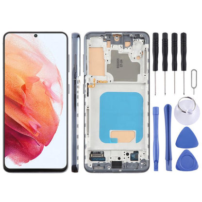 For Samsung Galaxy S21 5G SM-G991B 6.12 inch TFT LCD Screen Digitizer Full Assembly with Frame, Not Supporting Fingerprint Identification, For Samsung Galaxy S21 5G SM-G991B 6.12 inch(Not Fingerprint)