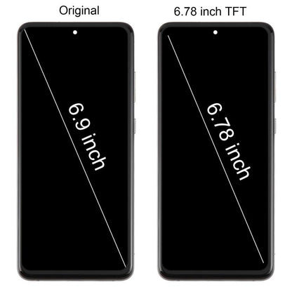 For Samsung Galaxy S20 Ultra SM-G988B 6.78 inch TFT LCD Screen Digitizer Full Assembly with Frame, Not Supporting Fingerprint Identification