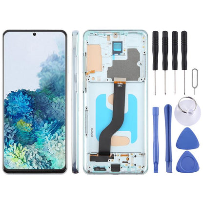 For Samsung Galaxy S20+ SM-G985F 6.58 inch TFT LCD Screen Digitizer Full Assembly with Frame, Not Supporting Fingerprint Identification