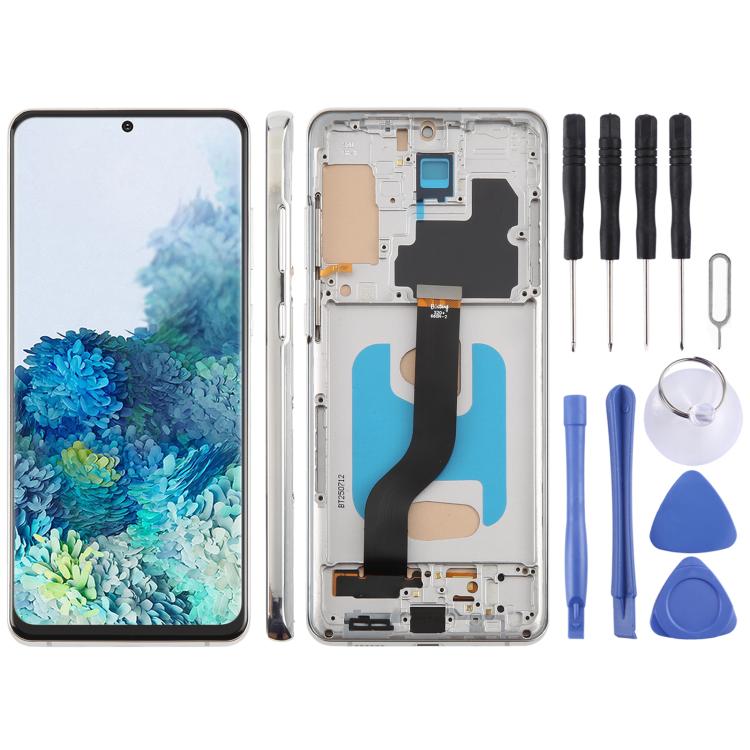 For Samsung Galaxy S20+ SM-G985F 6.58 inch TFT LCD Screen Digitizer Full Assembly with Frame, Not Supporting Fingerprint Identification