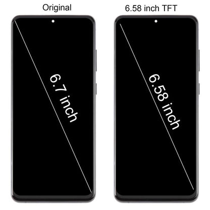 For Samsung Galaxy S20+ SM-G985F 6.58 inch TFT LCD Screen Digitizer Full Assembly with Frame, Not Supporting Fingerprint Identification, For Samsung Galaxy S20+ SM-G985F 6.58 inch(Not Fingerprint)