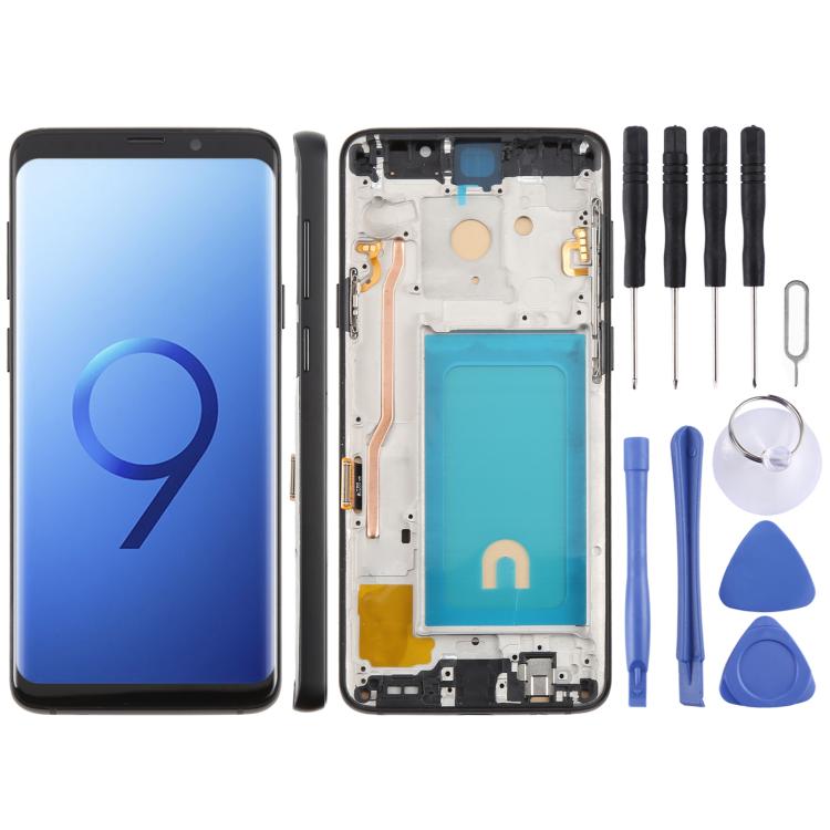 For Samsung Galaxy S9+ SM-G965F 6.18 inch TFT LCD Screen Digitizer Full Assembly with Frame