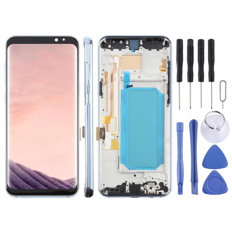 For Samsung Galaxy S8+ SM-G955F 6.18 inch TFT LCD Screen Digitizer Full Assembly with Frame, For Samsung Galaxy S8+ SM-G955F 6.18 inch