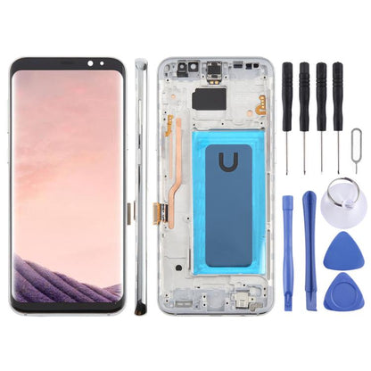 For Samsung Galaxy S8+ SM-G955F 6.18 inch TFT LCD Screen Digitizer Full Assembly with Frame, For Samsung Galaxy S8+ SM-G955F 6.18 inch