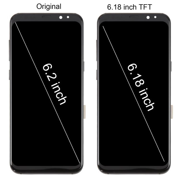 For Samsung Galaxy S8+ SM-G955F 6.18 inch TFT LCD Screen Digitizer Full Assembly with Frame, For Samsung Galaxy S8+ SM-G955F 6.18 inch