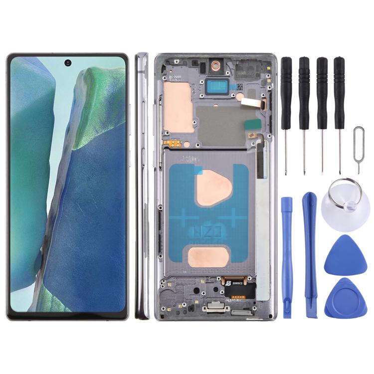 For Samsung Galaxy Note20 SM-N980F 6.6 inch TFT LCD Screen Digitizer Full Assembly with Frame, Not Supporting Fingerprint Identification, For Samsung Galaxy Note20 SM-N980F 6.6 inch(Not Fingerprint)