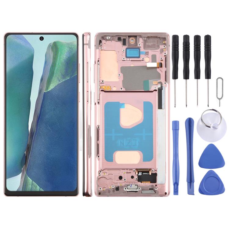 For Samsung Galaxy Note20 SM-N980F 6.6 inch TFT LCD Screen Digitizer Full Assembly with Frame, Not Supporting Fingerprint Identification, For Samsung Galaxy Note20 SM-N980F 6.6 inch(Not Fingerprint)