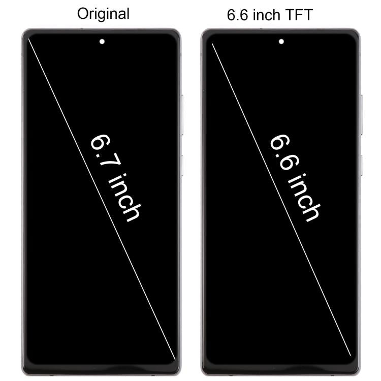 For Samsung Galaxy Note20 SM-N980F 6.6 inch TFT LCD Screen Digitizer Full Assembly with Frame, Not Supporting Fingerprint Identification, For Samsung Galaxy Note20 SM-N980F 6.6 inch(Not Fingerprint)