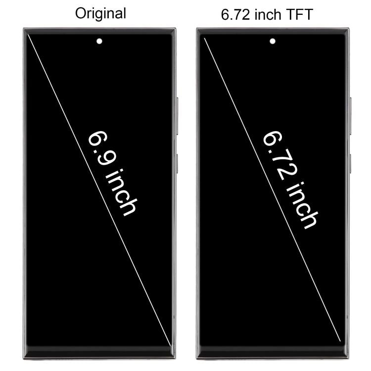 For Samsung Galaxy Note20 Ultra SM-N986B 6.72 inch TFT LCD Screen Digitizer Full Assembly with Frame, Not Supporting Fingerprint Identification, For Samsung Galaxy Note20 Ultra SM-N986B 6.72 inch(Not Fingerprint)