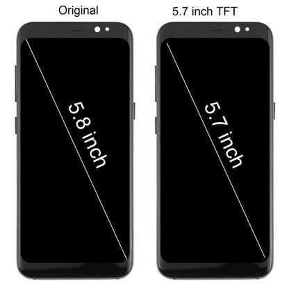 For Samsung Galaxy S8 SM-G950F 5.7 inch TFT LCD Screen Digitizer Full Assembly with Frame