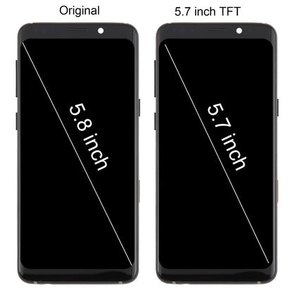 For Samsung Galaxy S9 SM-G960F 5.7 inch TFT LCD Screen Digitizer Full Assembly with Frame, For Samsung Galaxy S9 SM-G960F 5.7 inch (Not Fingerprint)