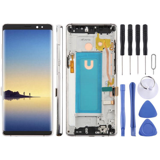 For Samsung Galaxy Note8 SM-N950F 6.25 inch TFT LCD Screen Digitizer Full Assembly with Frame