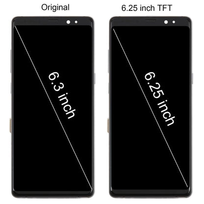 For Samsung Galaxy Note8 SM-N950F 6.25 inch TFT LCD Screen Digitizer Full Assembly with Frame, For Samsung Galaxy Note 8 SM-N950F 6.25 inch (Not Fingerprint)