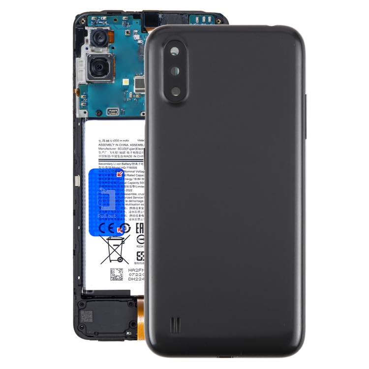 For Samsung Galaxy A01 SM-A015F Battery Back Cover with Camera Lens Cover, For Samsung Galaxy A01, For Samsung Galaxy A01 (with Camera Lens Cover)