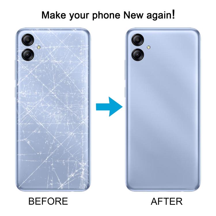 For Samsung Galaxy A04e SM-A042F Back Cover with Camera Lens Cover, For Samsung Galaxy A04e(with Camera Lens Frame)