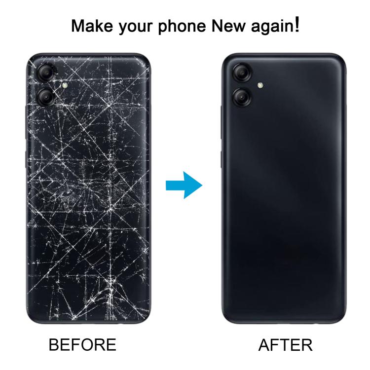For Samsung Galaxy A04 SM-A045F Back Cover with Camera Lens Cover, For Samsung Galaxy A04(with Camera Lens Frame)