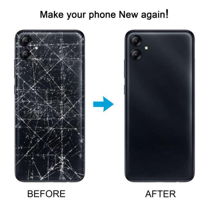 For Samsung Galaxy A04 SM-A045F Back Cover with Camera Lens Cover, For Samsung Galaxy A04(with Camera Lens Frame)