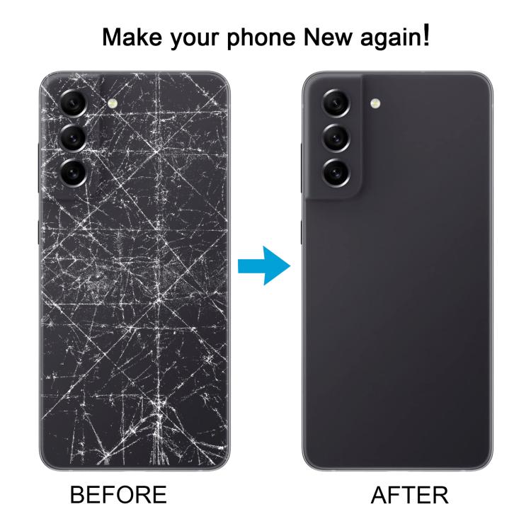 For Samsung Galaxy S21 FE SM-G990B Back Cover with Camera Lens Cover