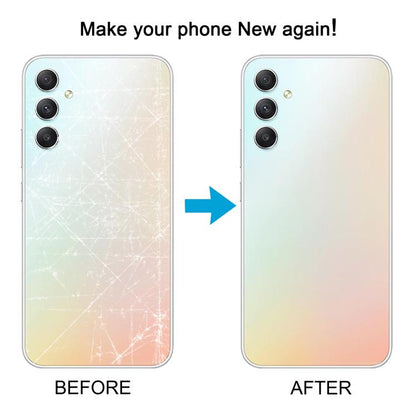 For Samsung Galaxy A34 SM-A346B Back Cover with Camera Lens Cover, For Samsung Galaxy A34