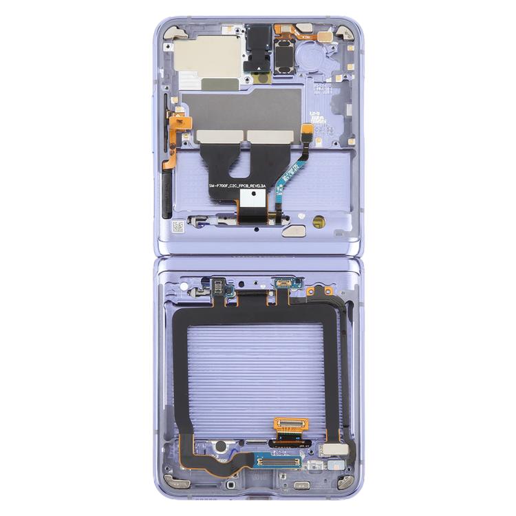 For Samsung Galaxy Z Flip SM-F700 LCD Screen Digitizer Full Assembly with Frame, For Samsung Galaxy Z Flip