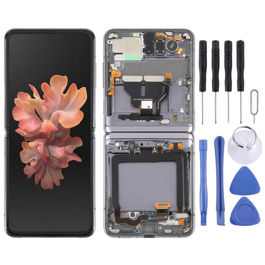 For Samsung Galaxy Z Flip 5G SM-F707 LCD Screen Digitizer Full Assembly with Frame