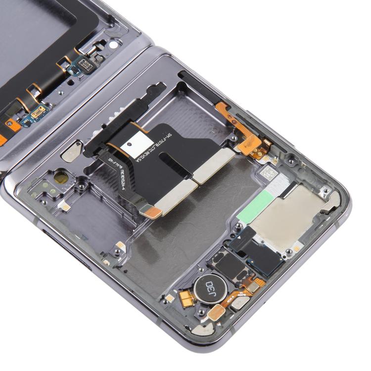 For Samsung Galaxy Z Flip 5G SM-F707 LCD Screen Digitizer Full Assembly with Frame