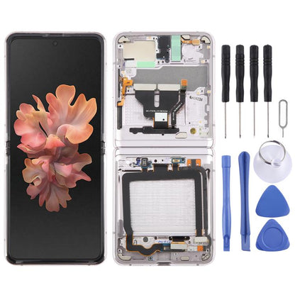 For Samsung Galaxy Z Flip 5G SM-F707 LCD Screen Digitizer Full Assembly with Frame