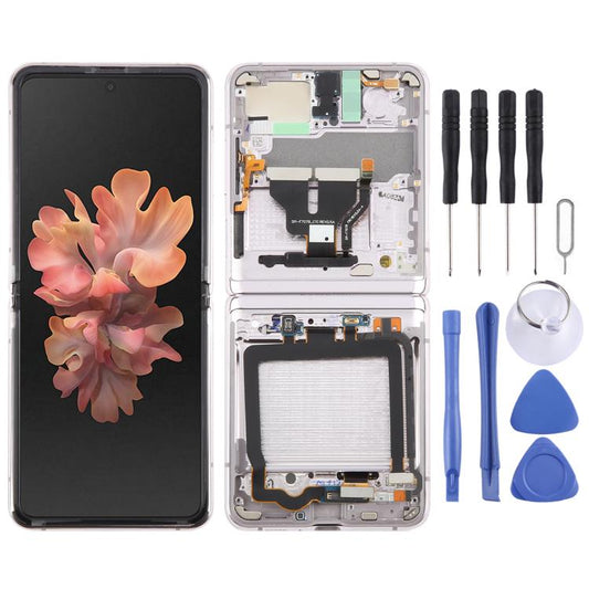 For Samsung Galaxy Z Flip 5G SM-F707 LCD Screen Digitizer Full Assembly with Frame, For Samsung Galaxy Z Flip 5G