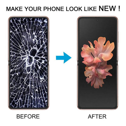 For Samsung Galaxy Z Flip 5G SM-F707 LCD Screen Digitizer Full Assembly with Frame