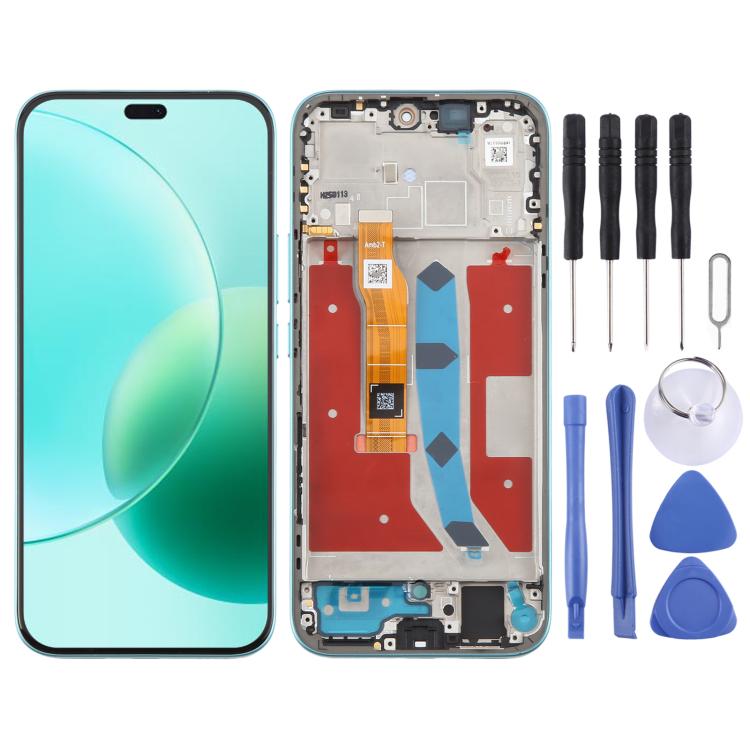For Honor 400 Lite Original LCD Screen Digitizer Full Assembly with Frame
