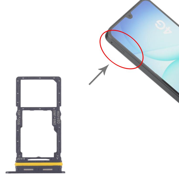 For Samsung Galaxy A17 4G SM-A175F Original SIM + SIM / Micro SD Card Tray, For Samsung Galaxy A17 4G(Original), For Samsung Galaxy A17 4G(Original,double card)