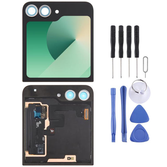 For Samsung Galaxy Z Flip6 SM-F741B Original LCD Secondary Screen Digitizer Full Assembly with Camera Lens Cover, For Samsung Galaxy Z Flip6(Original Secondary LCD with Camera Cover)
