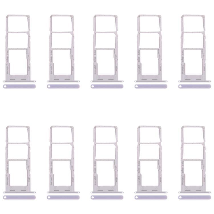 For Samsung Galaxy A14 5G SM-A146B 10pcs Original SIM Card Tray + SIM Card Tray + Micro SD Card Tray, For Samsung Galaxy A14 5G SM-A146B(Original)