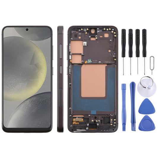 For Samsung Galaxy S24 5G SM-S921B TFT LCD Screen Digitizer Full Assembly with Frame, Not Supporting Fingerprint Identification, For Samsung Galaxy S24 5G
