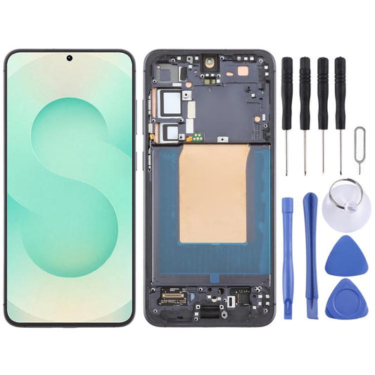 For Samsung Galaxy S25+ SM-S936B OLED LCD Screen Digitizer Full Assembly with Frame, For Samsung Galaxy S25+(OLED)