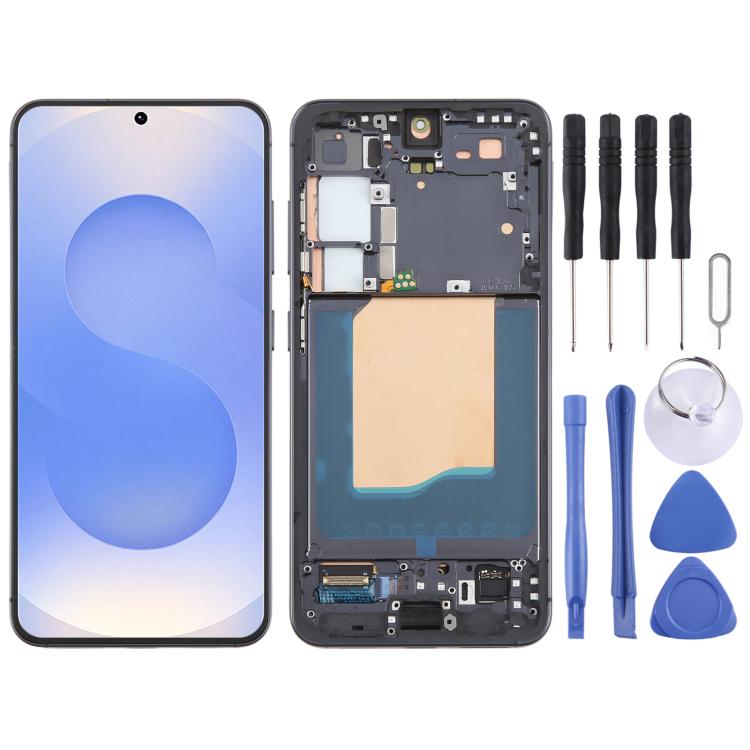 For Samsung Galaxy S25 SM-S931B Original LCD Screen Digitizer Full Assembly with Frame, For Samsung Galaxy S25(Original)