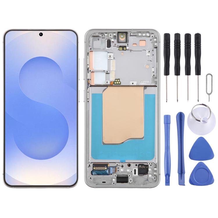 For Samsung Galaxy S25 SM-S931B Original LCD Screen Digitizer Full Assembly with Frame, For Samsung Galaxy S25(Original)
