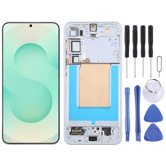 For Samsung Galaxy S25+ SM-S936B Original LCD Screen Digitizer Full Assembly with Frame, For Samsung Galaxy S25+(Original)