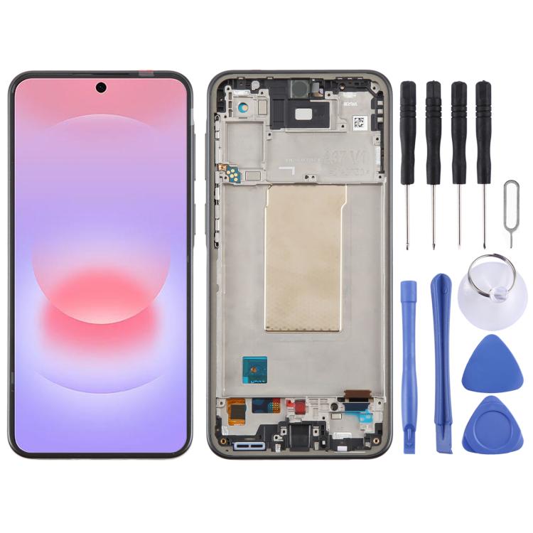 For Galaxy A37 SM-A376B 6.62 inch OLED LCD Screen Digitizer Full Assembly with Frame, For Galaxy A37(OLED), For Galaxy A37 6.62 inch(OLED)