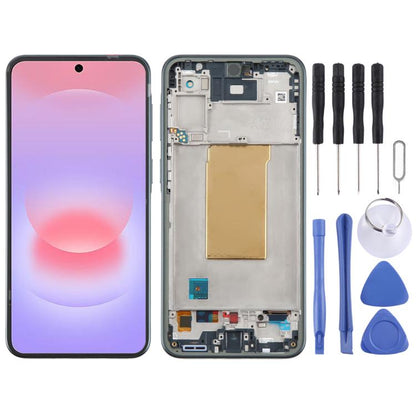 For Galaxy A37 SM-A376B 6.62 inch OLED LCD Screen Digitizer Full Assembly with Frame, For Galaxy A37(OLED), For Galaxy A37 6.62 inch(OLED)