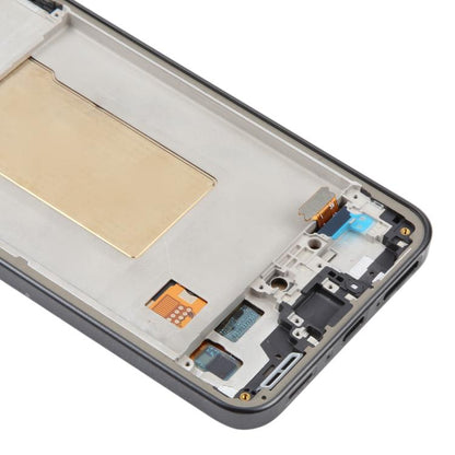 For Galaxy A37 SM-A376B incell LCD Screen Digitizer Full Assembly with Frame, Not Supporting Fingerprint Identification, For Samsung Galaxy A37