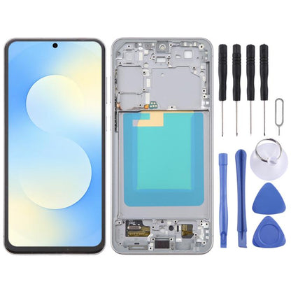 For Galaxy S25 FE S-S731B incell LCD Screen Digitizer Full Assembly with Frame, Not Supporting Fingerprint Identification, For Samsung Galaxy S25 FE