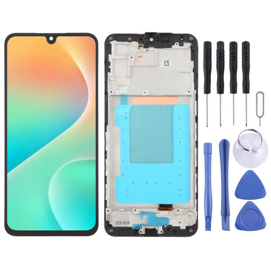 For Galaxy M36 SM-M366B Original LCD Screen Digitizer Full Assembly with Frame
