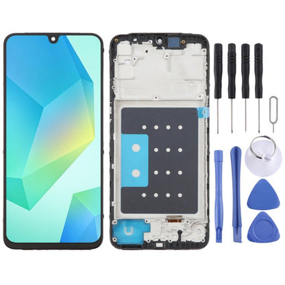 For Galaxy A16 4G SM-A165 incell LCD Screen Digitizer Full Assembly with Frame
