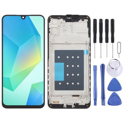 For Galaxy A16 5G SM-A166B incell LCD Screen Digitizer Full Assembly with Frame