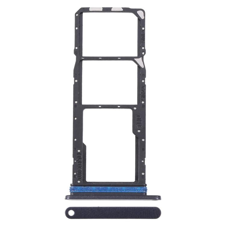 For Galaxy A08 4G SM-A085F Original SIM Card Tray + SIM Card Tray + Micro SD Card Tray, For Galaxy A08 4G(Original)
